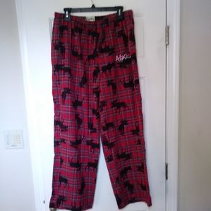 Hatley Alaska Moose Pajama Pants Size XL
